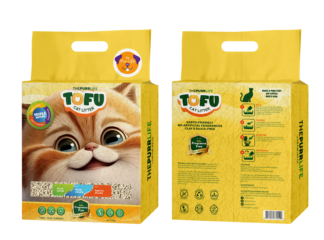 The Purr Life Tofu Cat Litter